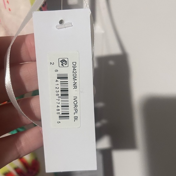 Donna Morgan Floral Print Mini Summer V-Neck A-line Casual Flutter Sleeves Sz 2 - Picture 6 of 11